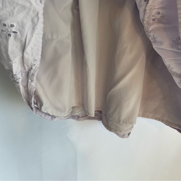 Y2K Hollister Babydoll Mini Dress Lilac With Open Back Women Med Trendy Summer - Picture 5 of 10